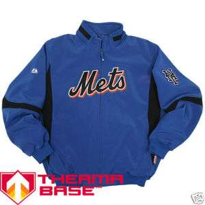 Majestic New York Mets Road Therma Base Jacket Medium  