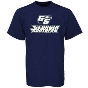 Georgia Southern Eagles Navy Blue Campus Yard T shirt