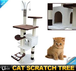 New Pet Furniture Cat Tree Condo House Scratcher Bed Post Condo Tower 