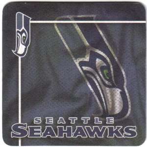  Seattle Seahawks Six Piece Paper Euro Coaster Set Sports 