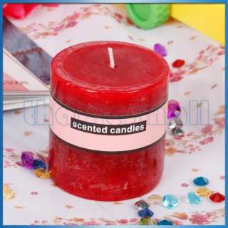 Party Scented Pillar Candle Romantic Atmosphere Birthday Aromatherapy 