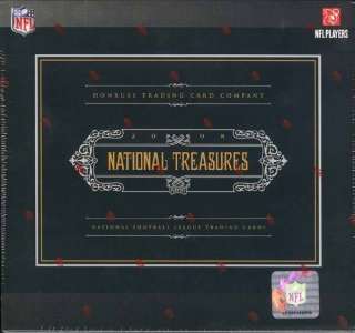 2008 PLAYOFF NATIONAL TREASURES FOOTBALL 3 BOX CASE BLOWOUT CARDS 