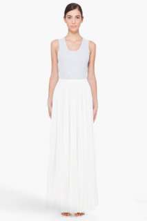 Maison Martin Margiela Grey & White Pleated Dress for women  