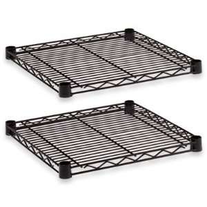  Industrial Wire Shelves Black 18 x 18 2/Pack: Electronics