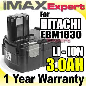 for hitachi bcl1815 ebm1830 18 volt cordless drill power tool