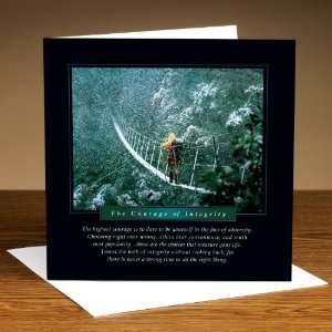  Successories Courage of Integrity 25 Pack Greeting Cards 