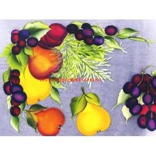 Plaid Donna Dewberry Fruit & Ivy Wall Rub On Transfers by Plaid at 