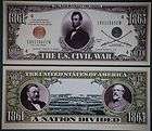 civil war dollar bill money plus holder returns accepted within