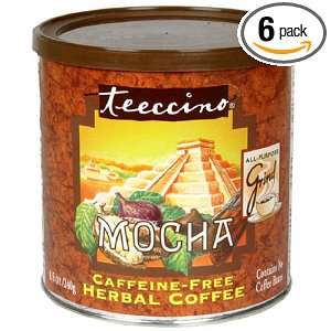 Teeccino All Purpose Grind Caffeine Free Herbal Coffee, Mocha, 8.5 