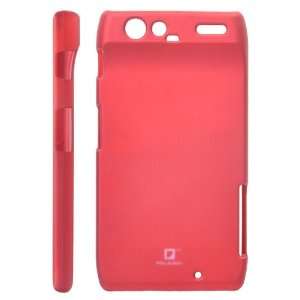   Rubberized Frosted Hard Case for Motorola XT910/ Droid Razr (Red
