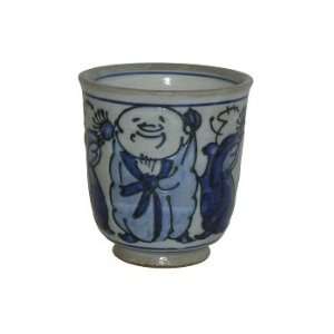  Japanese Tea Cup Roku Kenjin/ 6 Wise Men 