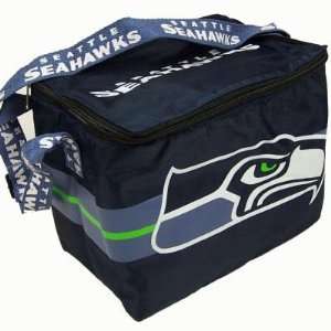  SEATTLE SEAHAWKS INSULATED SOFT SIDED LUNCH BOX: Sports 