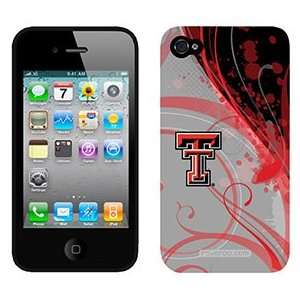 Texas Tech Swirl on AT&T iPhone 4 Case by Coveroo 
