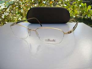 NEW Silhouette Eyeglasses semi rimless 6614 & Case  