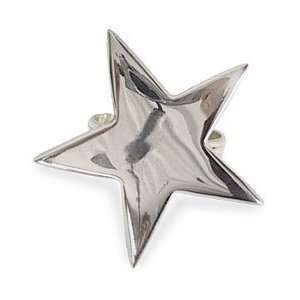  Design Imports Silver Star Napkin Ring