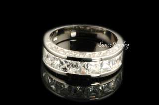 Mens Ring Sterling Silver Wedding Band size 9  