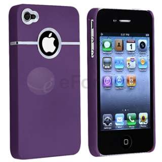 new generic snap on rubber coated case compatible with apple iphone 4 