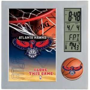 Atlanta Hawks Official Logo 4x6 Desk Alarm Clock Frame  
