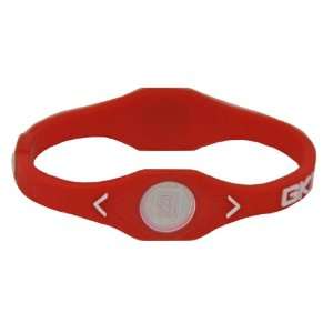  GK1 Sports Power Band Ion/Magnetic Bracelets RED/WHITE 