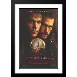  The Brothers Grimm 32x45 Framed and Double Matted Movie 