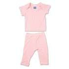 Kicky Pants Short Sleeved Pajama Set, Orchid, 6 12 Months