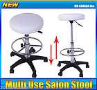 set of 2 salon stool bar stool pu office gas