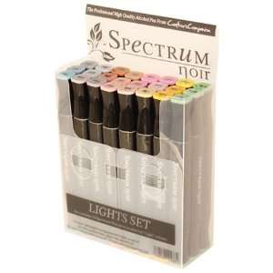  Spectrum Noir Alcohol Markers   Lights   24 pack