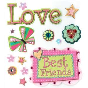  K&Company Forever Friends Grand Adhesions Stickers Arts 