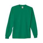 Anvil Mens 6.1 oz. Basic Cotton Long Sleeve T Shirt   KELLY GREEN   L
