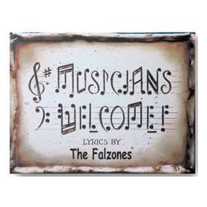  Personalized Musicians Welcome Doormat Patio, Lawn 