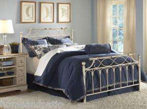 Tropical Chester Creme Brulee Full Size Bed w Frame  