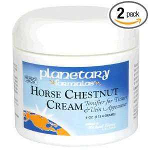  Planetary Formulas Horse Chestnut Cream, 4 Ounce (Pack of 