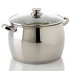   PERFORMANCE 12 QUART COVERED STOCK POT, STAINLESS STEEL, COOKWARE