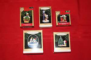 Hallmark Christmas Ornament Complete Set Peanuts Magic Collector’s 