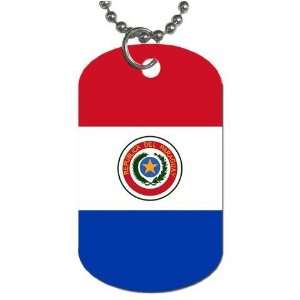 Paraguay Flag Dog Tag