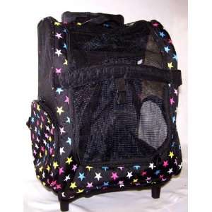   Carrier   Star Print   Black with Multi Colored Star Print Everything