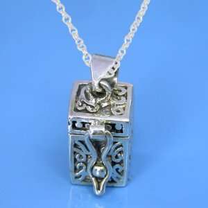   Silver Oxidized Prayer Box Arts, Crafts & Sewing