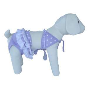  UP Collection Lavender Dreams Polka Dots Bikini for Dogs 