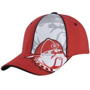 Top of the World Georgia Bulldogs Red Double Vision One Fit Hat 
