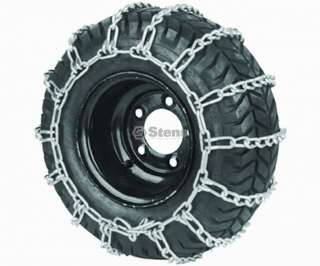 A061 (2) Snow Chains 23x9.50 12 Tire 2 Link Pair  
