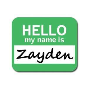  Zayden Hello My Name Is Mousepad Mouse Pad