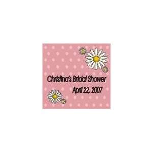  Square Label Dots with Daisies (Set of 20) Kitchen 