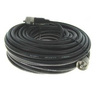  100 ft RG8X COAX CABLE for CB / Ham Radio w/ PL259 