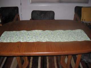 Handmade Table Runner Lily of the Valley Spring Floral  