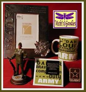 VANMARK US Army Mug Frame Magnet + Figure Gift Set Military 