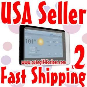 2x Clear LCD Screen Protector Viewsonic G Tablet 10.1  