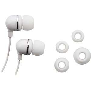  Dynex   Earbud Headphones Neodymium Magnets   White 3.5mm 
