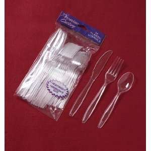  Clear Plastic Cutlery   Assorted