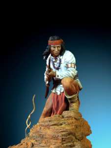 Pegaso Models Apache Warrior, 1860 1880 54 211 Unpaint  