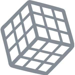  Rubik Cube Removable Wall Sticker
